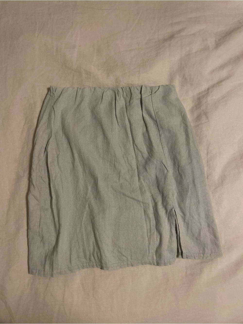 PrettyLittleThing Light Grey Mini Skirt